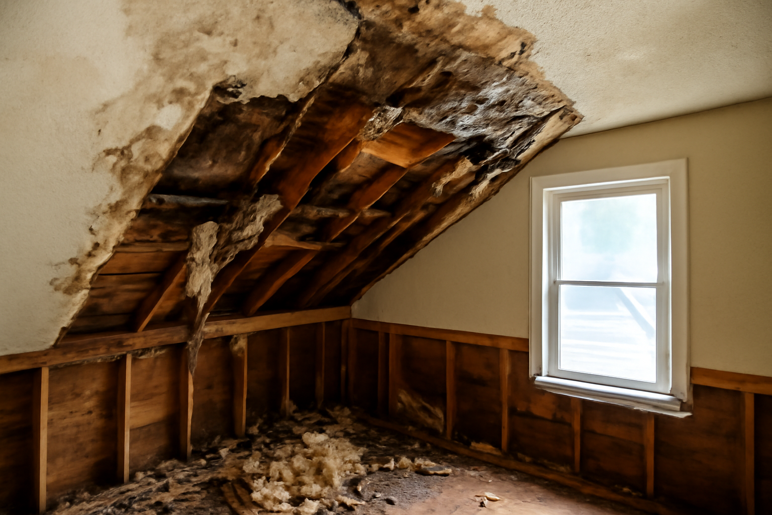 Attic Water Damage Restoration in Clarkston, GA