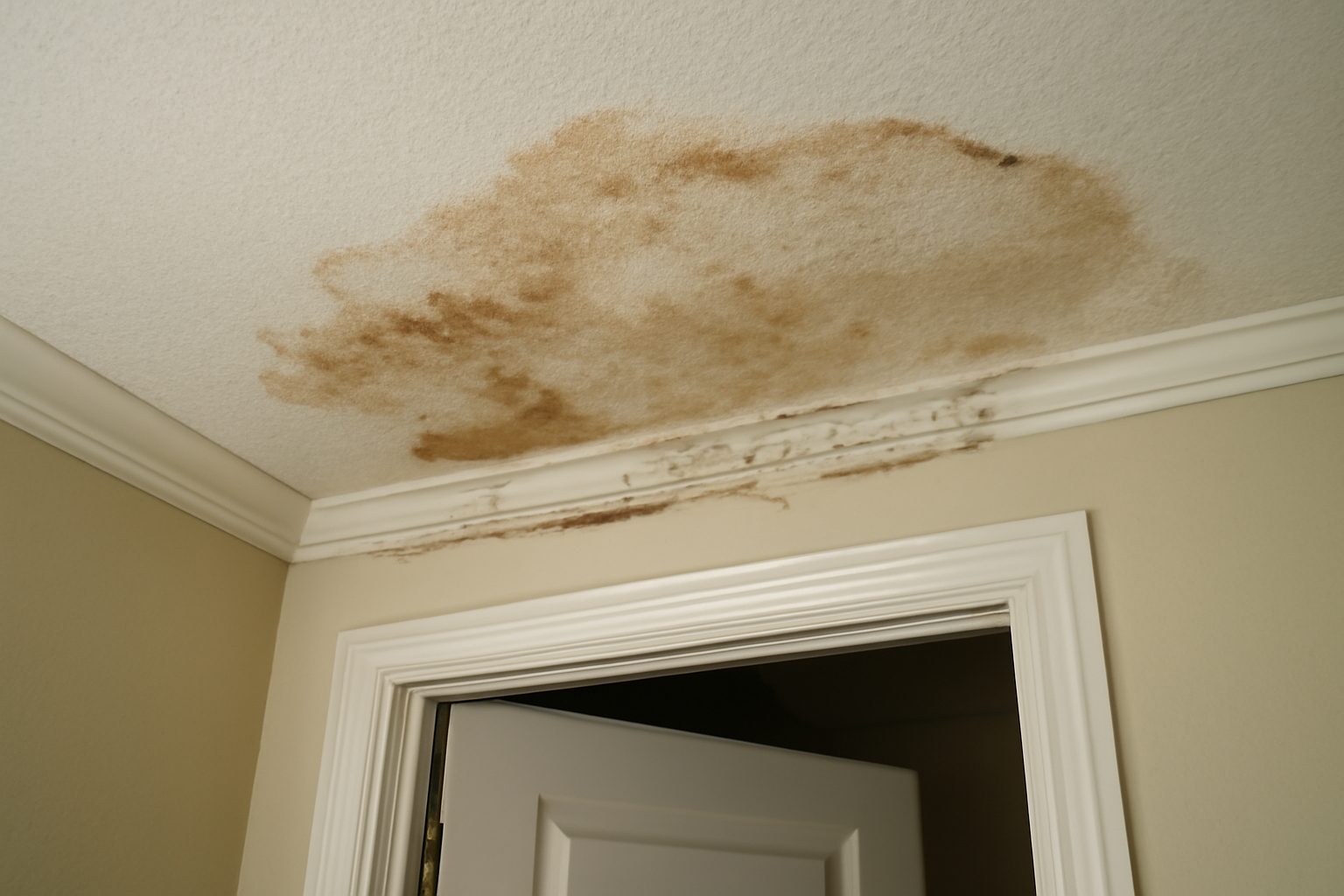 Ceiling Drywall Water Damage Restoration in Ball Ground, GA