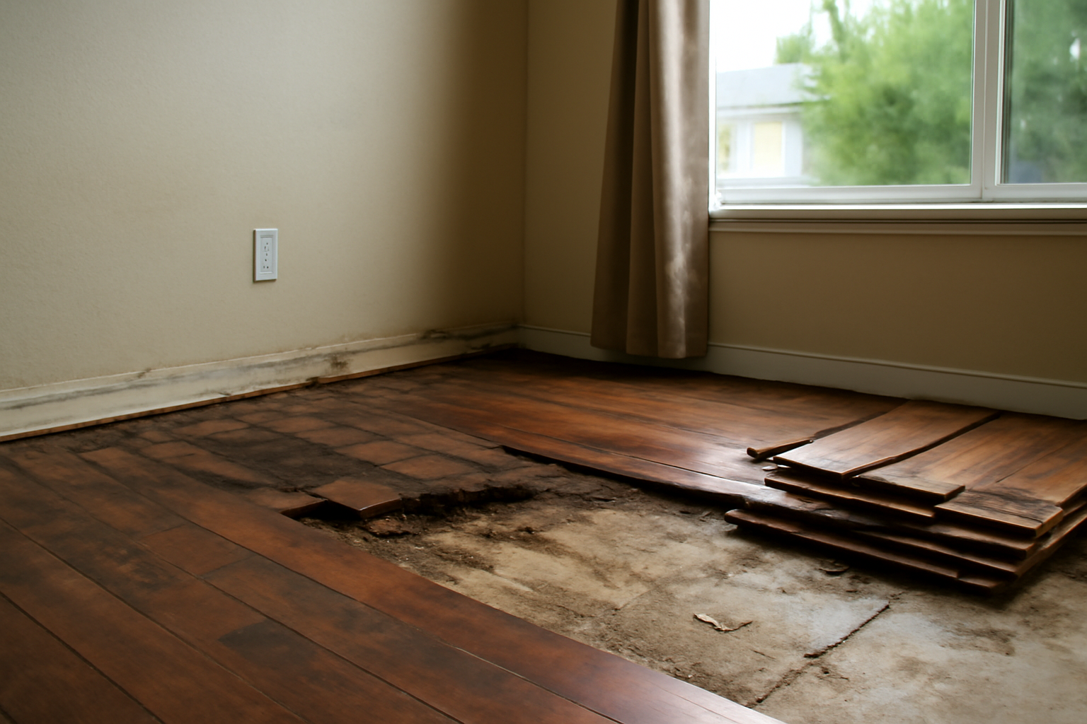 Flooring Replacement After Water Damage in Jasper, GA