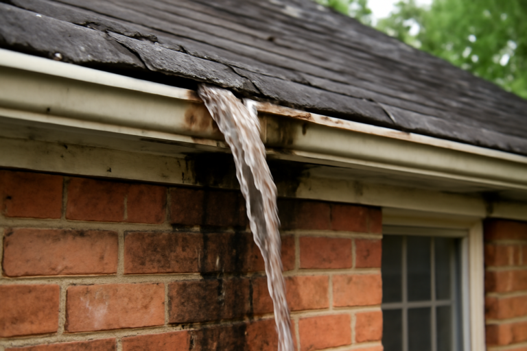 Gutter Overflow Water Removal