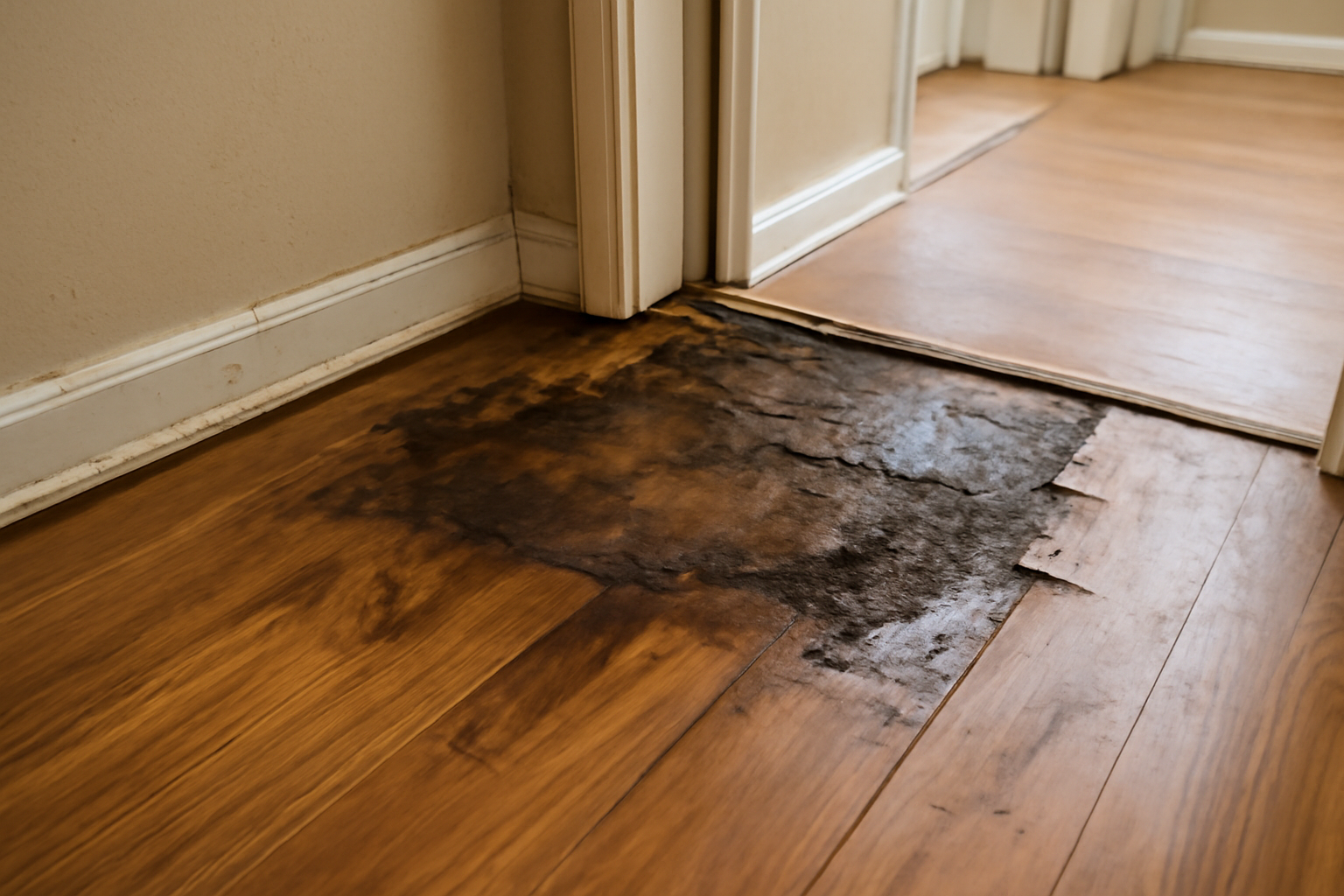 Laminate Floor Water Damage Restoration in Mableton, GA
