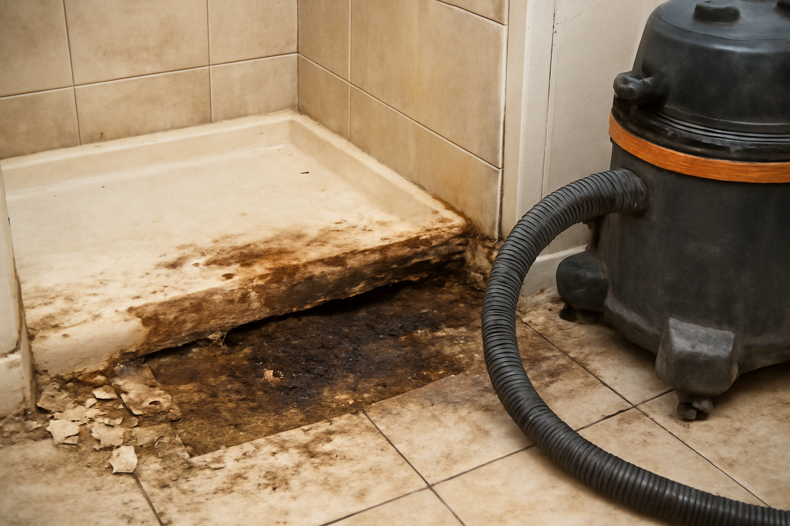 Shower Pan Leak Water Removal in Conyers, GA